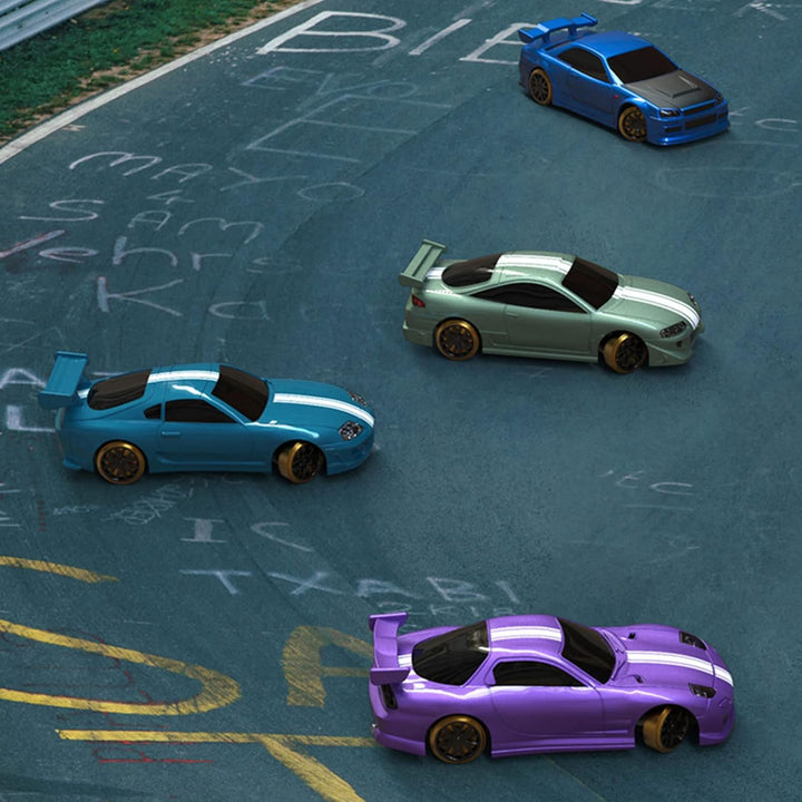 FLYCOLOR Turbo Racing C61 1:76 Skala Drift RC Auto mit Gyro Mini Full Proportional RTR 2.4GHZ Fernbe
