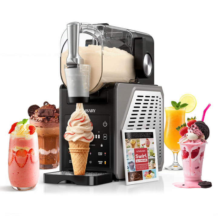 Slush Maschine – 2,5 L Eismaschine & Slushie Maschine für Zuhause, mit LED-Display, 6 voreingestellt