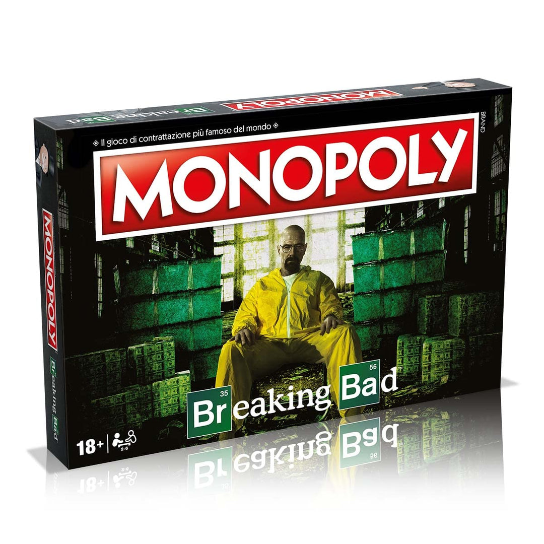 Hasbro Winning Moves — Breaking Bad, Monopoly, Brettspiel, italienische Ausgabe | Ab 18 Jahren, Spie