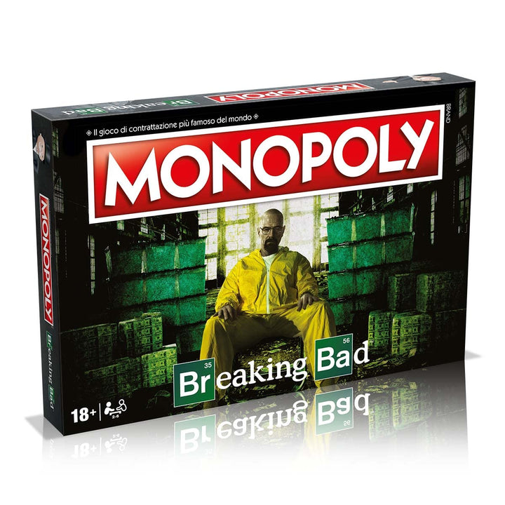 Hasbro Winning Moves — Breaking Bad, Monopoly, Brettspiel, italienische Ausgabe | Ab 18 Jahren, Spie