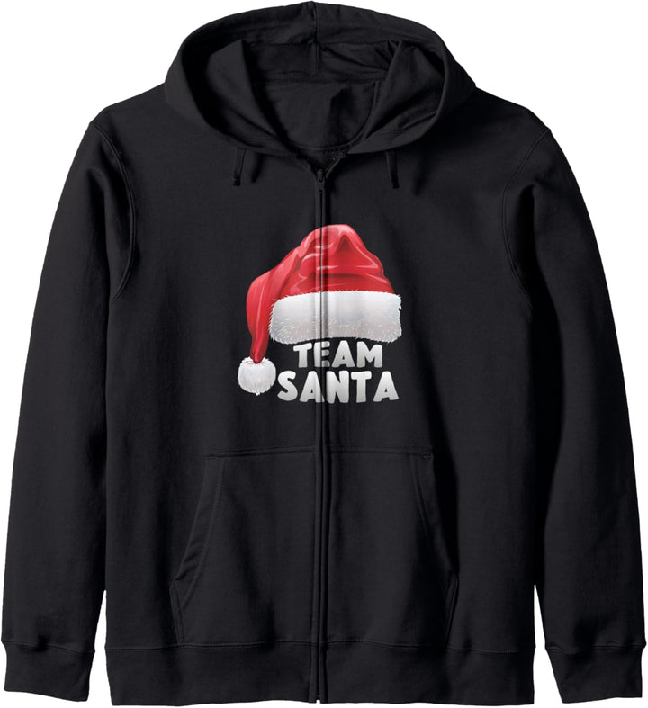 Team Santa Pajama Funny Matching Family Santa Claus Gift Set Kapuzenjacke