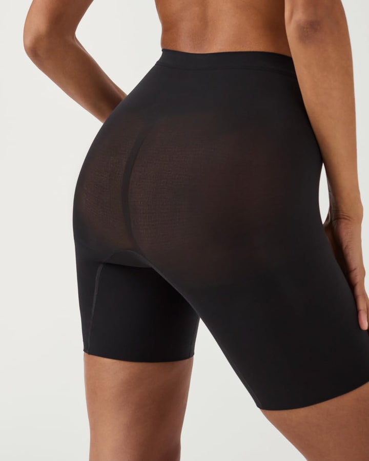 Spanx Damen Power Short Waist Shapewear 1X Waist Shapewear Very Black, 1X Waist Shapewear Very Black