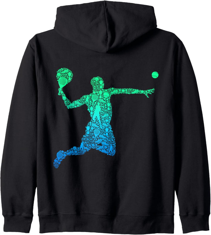 Padel Paddleball Herren Kinder Jungen Kapuzenjacke