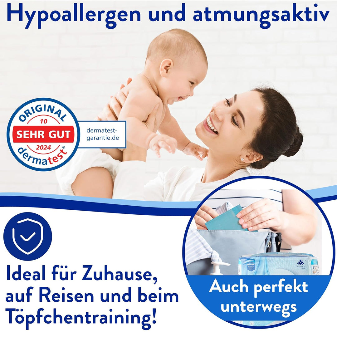 Hautfreundliche Wickelunterlagen einweg 40 x 60 cm DERMATEST SEHR GUT saugstarke einweg wickelunterl