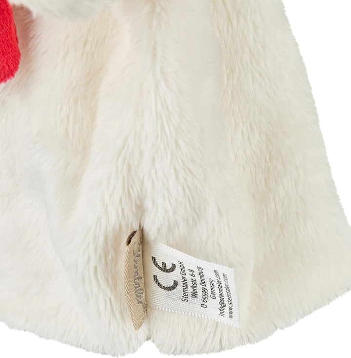 Sterntaler Handpuppe Schneemann, Kinder- und Babyspielzeug, weicher Flausch, mit Schal und Hut, watt