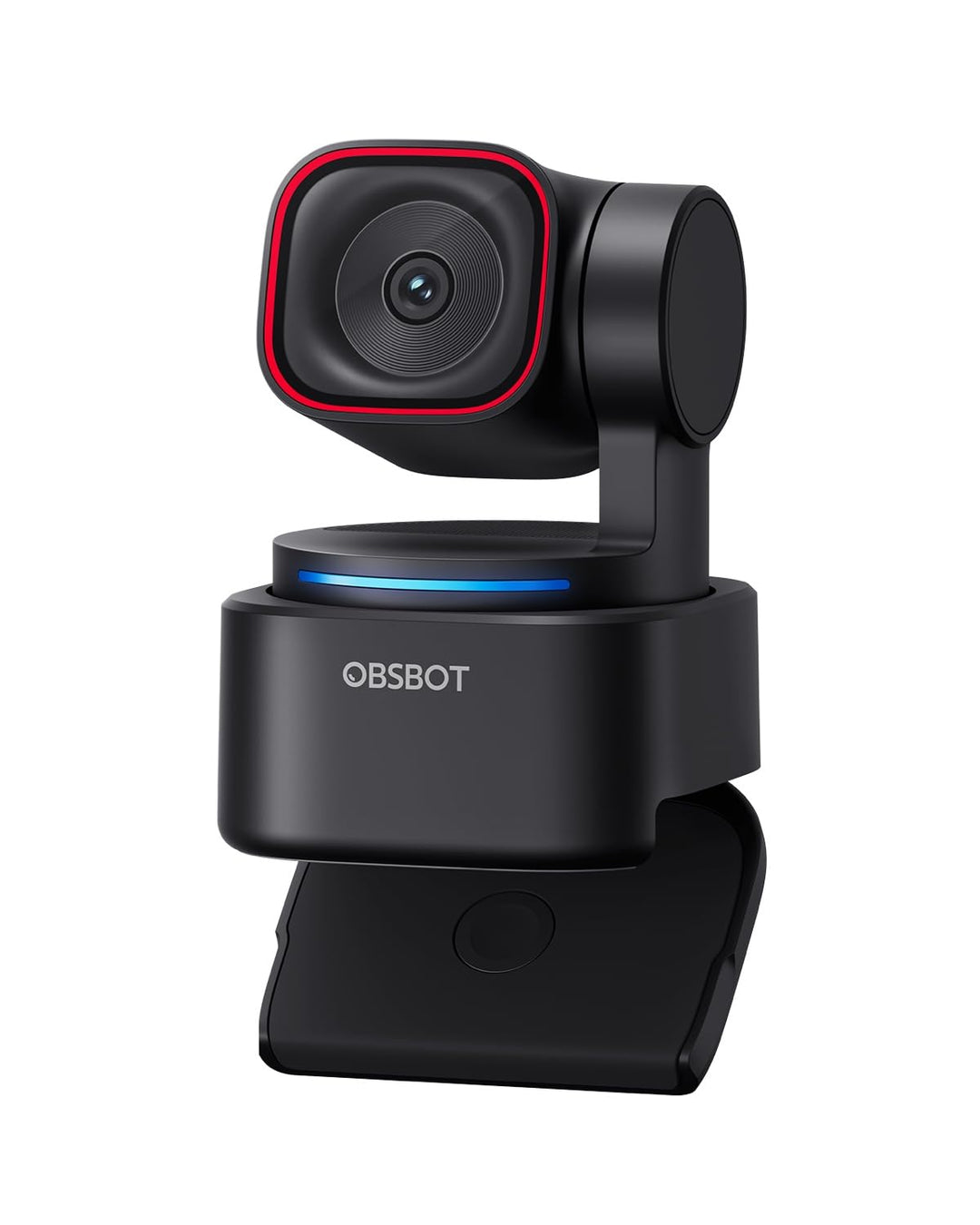 OBSBOT Tiny 3 Lite AI-Powered Spatial Audio 4K Webcam – Kompakte AI-Tracking-PTZ-Kamera mit 1/2"-Sen