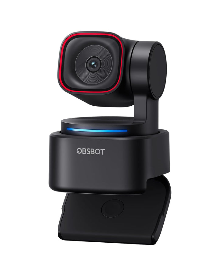 OBSBOT Tiny 3 Lite AI-Powered Spatial Audio 4K Webcam – Kompakte AI-Tracking-PTZ-Kamera mit 1/2"-Sen