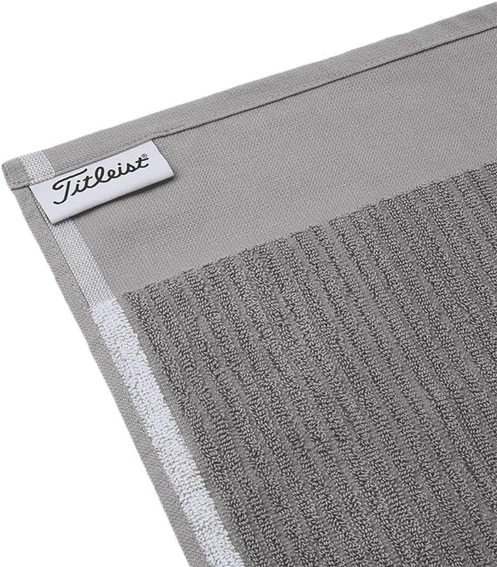 TITLEIST Players Frottee-Handtuch Grau/Weiss, Grau/Weiss