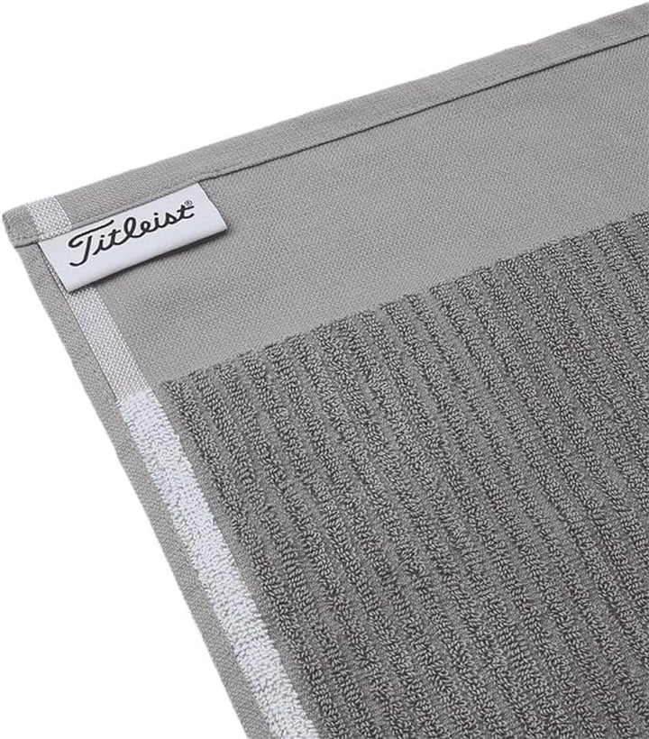 TITLEIST Players Frottee-Handtuch Grau/Weiss, Grau/Weiss