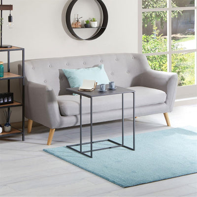 IDIMEX Beistelltisch VITORIO im minimalistischen Design, eleganter Wohnzimmertisch mit Metallgestell