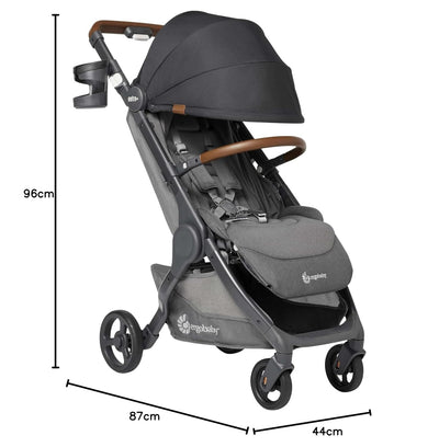 Ergobaby Metro+ Deluxe Kinderwagen Buggy mit Liegefunktion, Kinder-Buggy ab Geburt bis 22kg, Zusamme