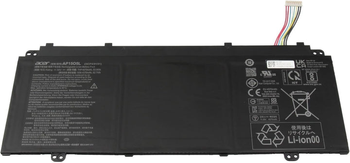 Acer AP15O5L Original Akku 53,9Wh für Aspire S5-371, Aspire S5-371T, Swift 5 (SF514-51), Spin 5 (SP5