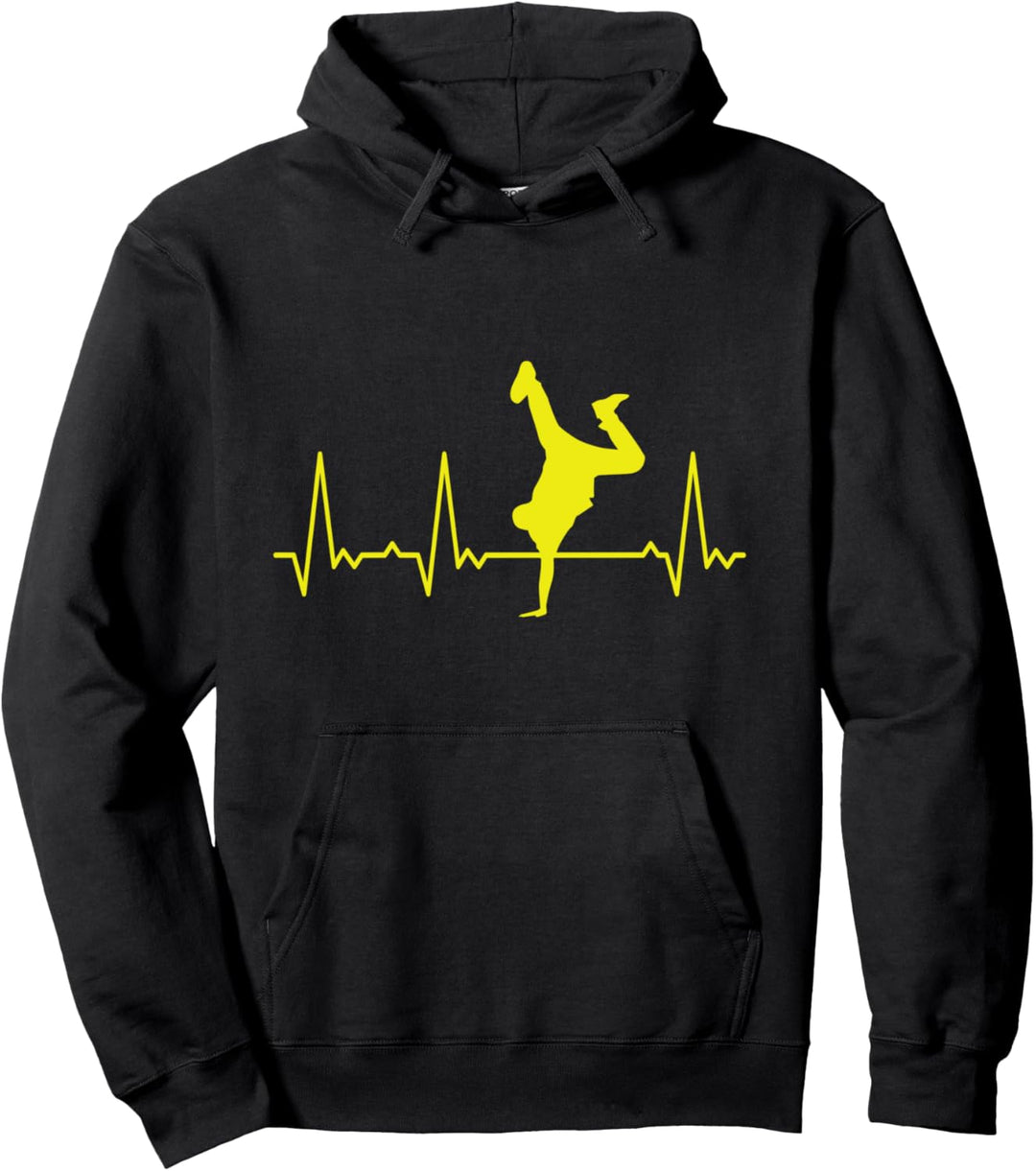 Herzschlag Breakdance Pullover Hoodie