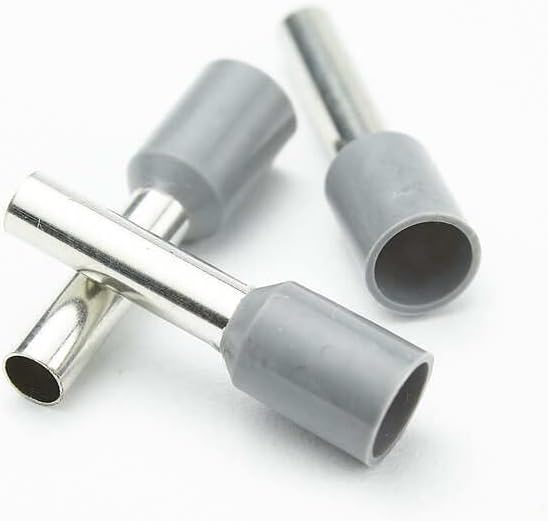 edi-tronic Aderendhülsen isoliert 4mm² 1000 St. E-4mm² grau 1000x Aderendhülsen 4mm² isoliert, 1000x