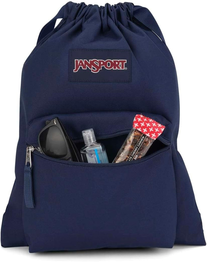 JanSport DRAWSACK Kleiner Rucksack,Navy, Navy