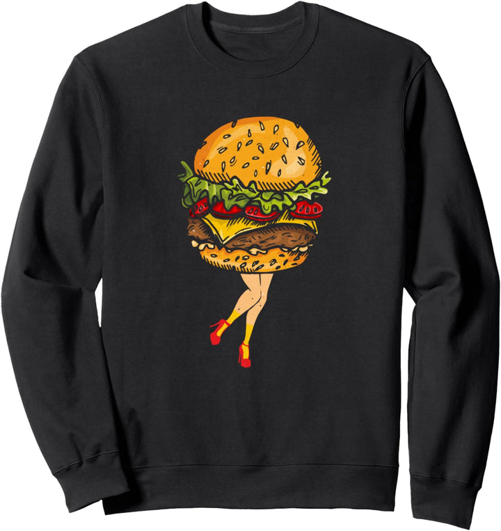 Hamburger - Fleisch Cheeseburger Burger Sweatshirt