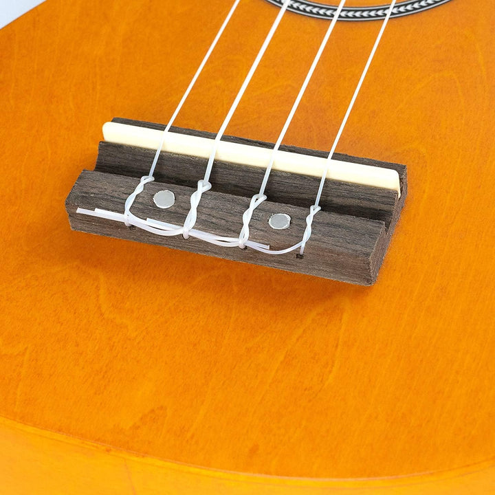 CASCHA Sopran Ukulele Set für Kinder und Erwachsene I Ukulele Starter Kit mit 3 Plektren Tasche I Uk