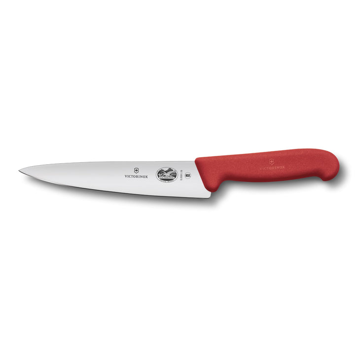 Victorinox Fibrox Kochmesser, Breites Universalmesser für Fleisch, Fisch, Gemüse und Kräuter, 19 cm,