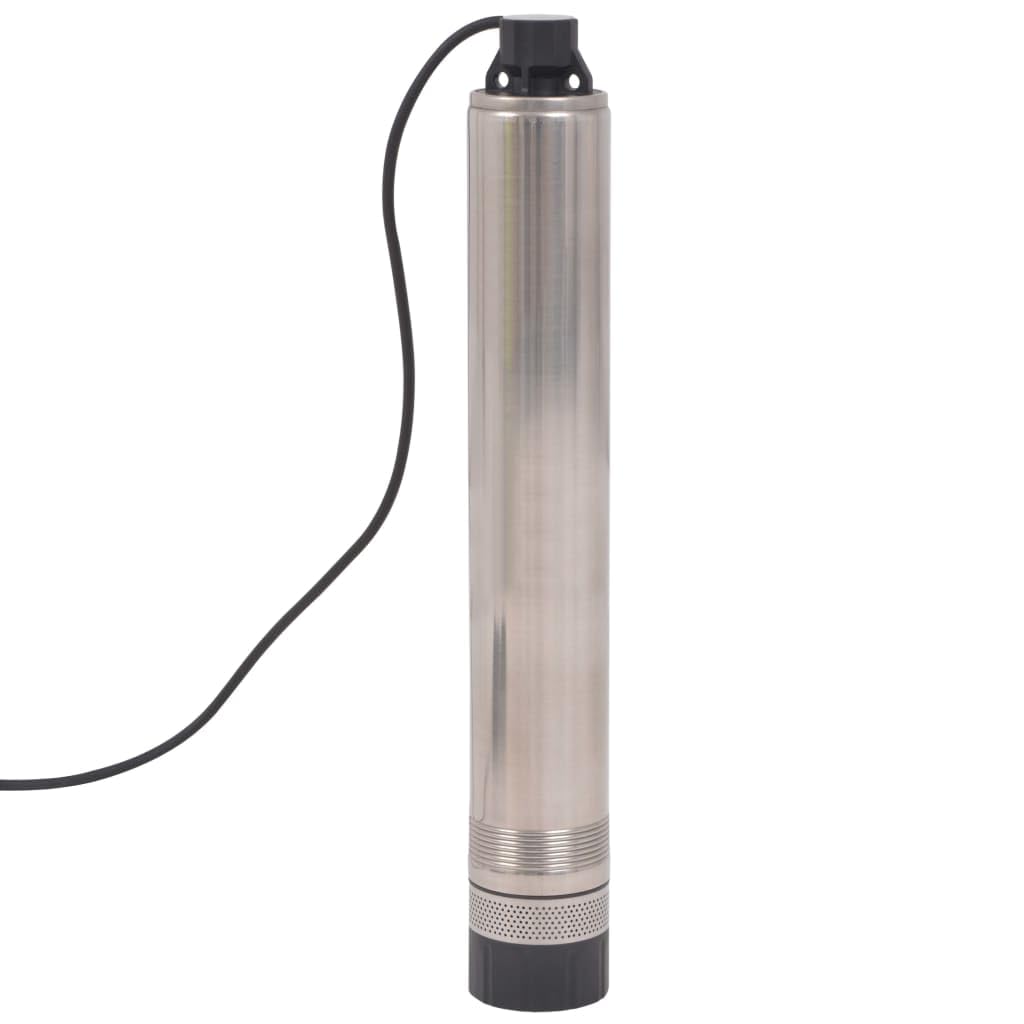 vidaXL Tiefbrunnenpumpe 55 m 1000 W Tauchpumpe Brunnenpumpe Rohrpumpe Pumpe, 55 m