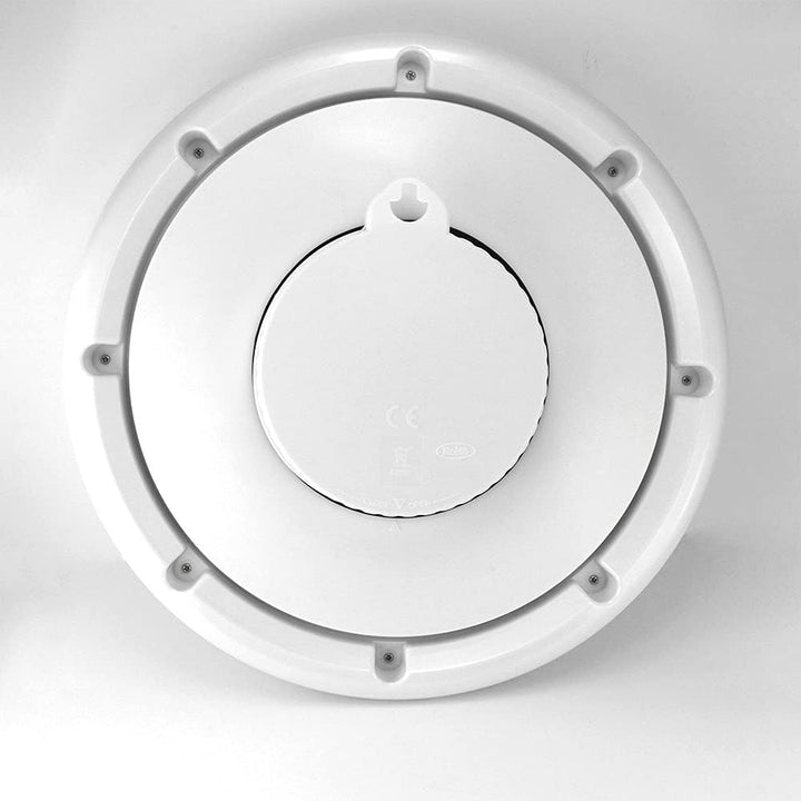 MPM Quality Design Badezimmer-Wanduhr aus Kunstoff und Mineralglas, Quarz Sweep, 3-5 ATM Wasserdicht