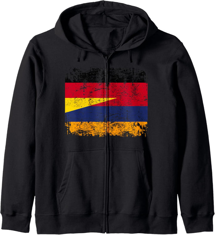 ARMENIEN DEUTSCHLAND Flagge | Damen Herren Kinder | Armenien Kapuzenjacke