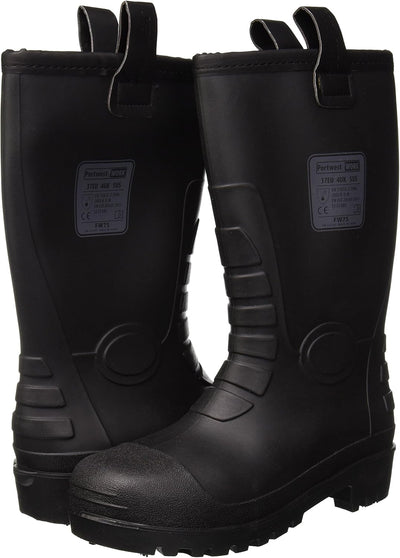 Portwest Neptune Rigger Sicherheitsstiefel S5 CI, Grösse: 37, Farbe: Schwarz, FW75BKR37 Schwarz 37 E