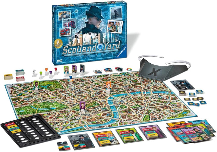 Ravensburger Gesellschaftsspiel 27515 - Scotland Yard - Familienspiel, Brettspiel für Kinder und Erw