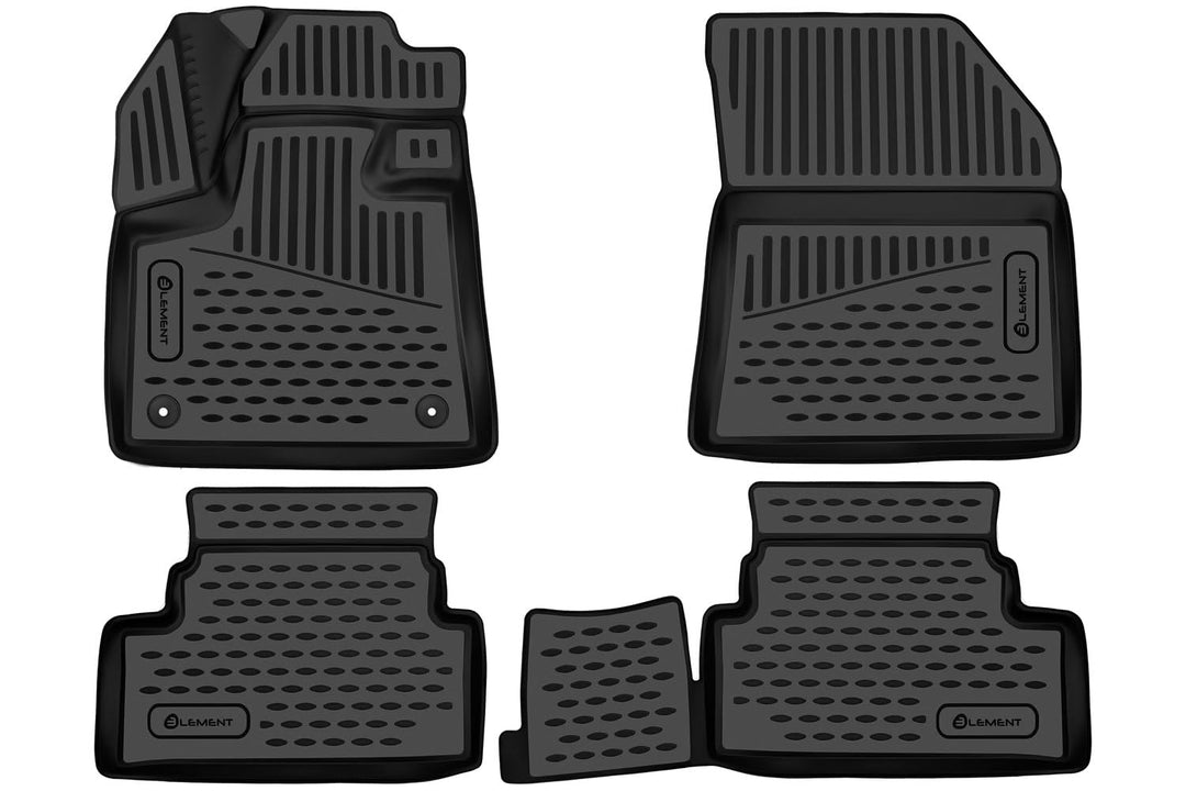 Element 3D Passgenaue Premium Antirutsch Gummimatten Fussmatten OPEL Grandland X A18 X75 2017->