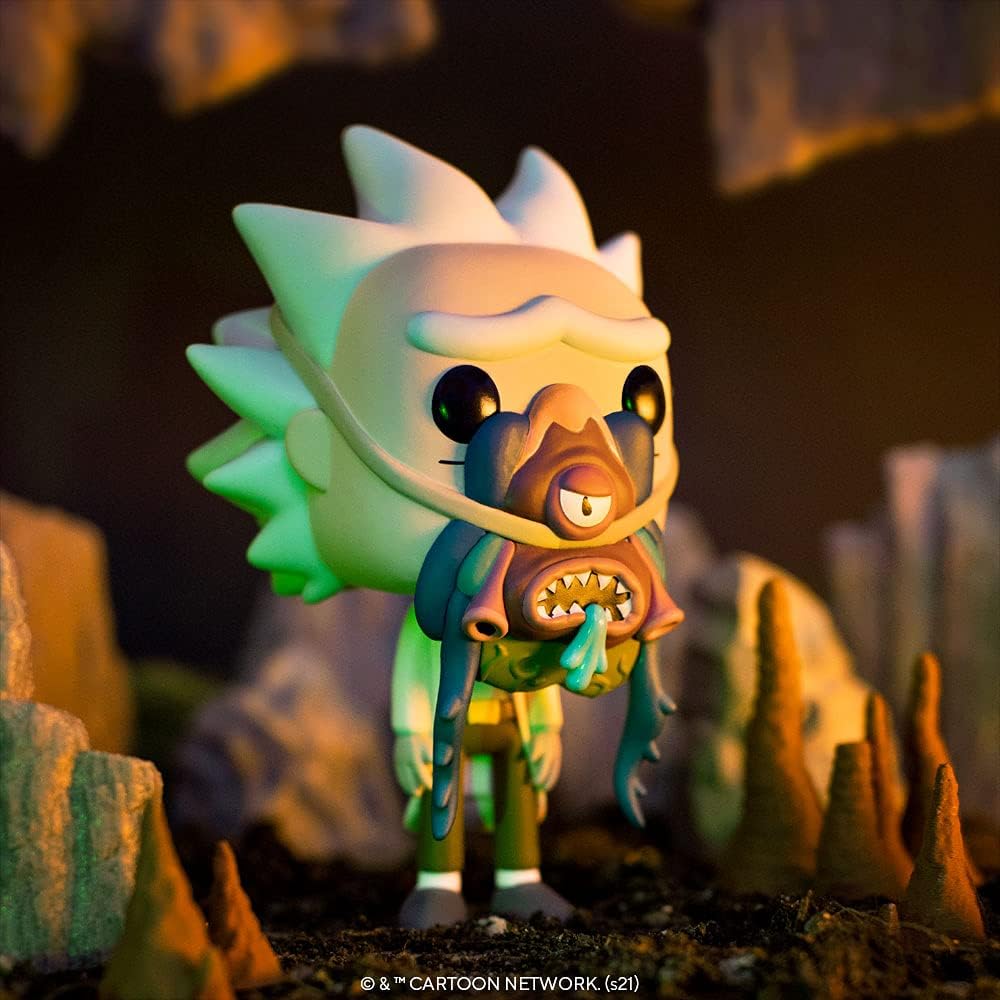 Funko Pop! Animation: Rick Sanchez & Morty - Rick Sanchez mit Glorzo Morty Vinyl - Rick and Morty -