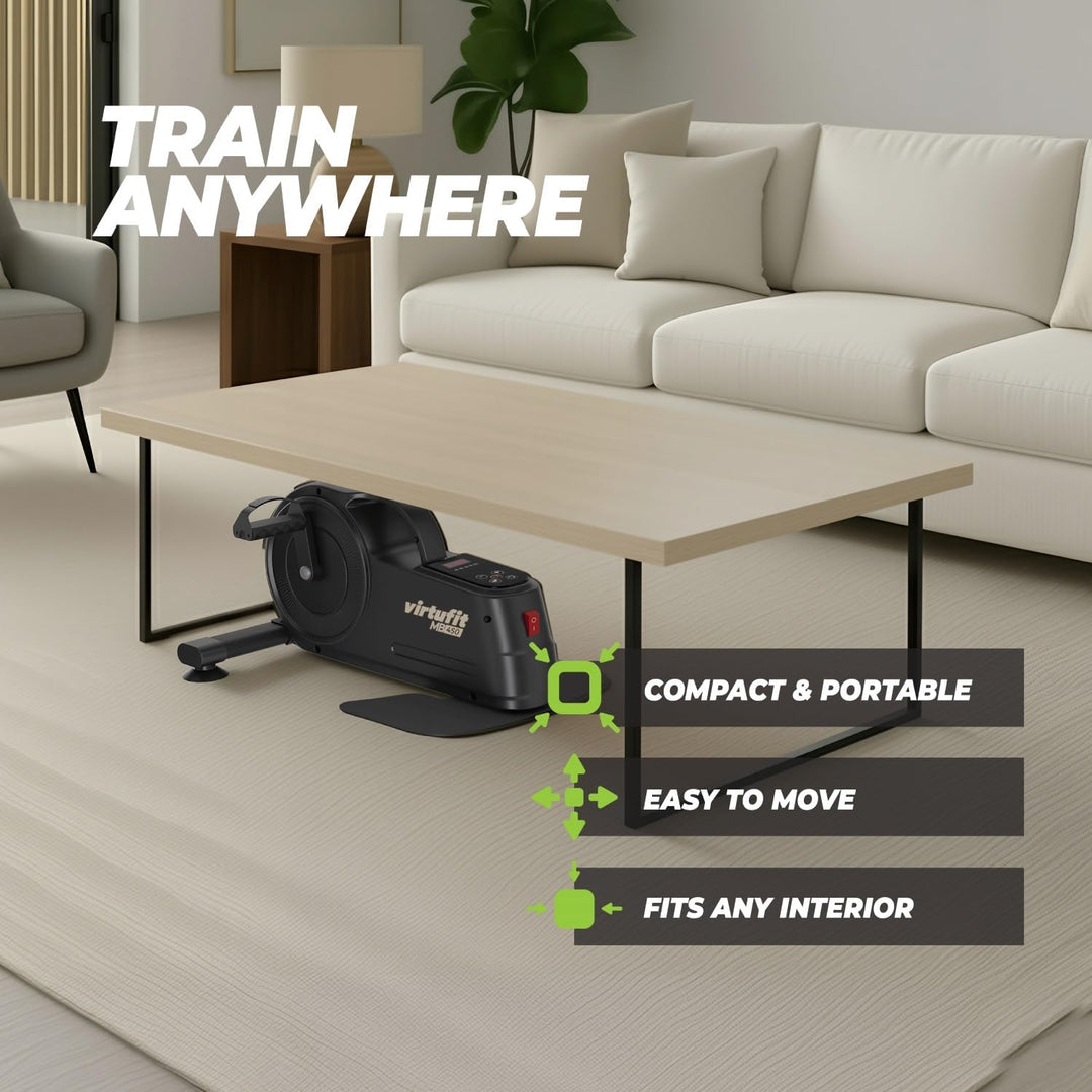 VirtuFit MB450 Elektrischer Bewegungstrainer – Pedaltrainer für Arme & Beine – 12 Geschwindigkeiten