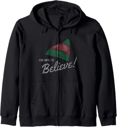 Belive Elf Hässliche Weihnachten Kapuzenjacke