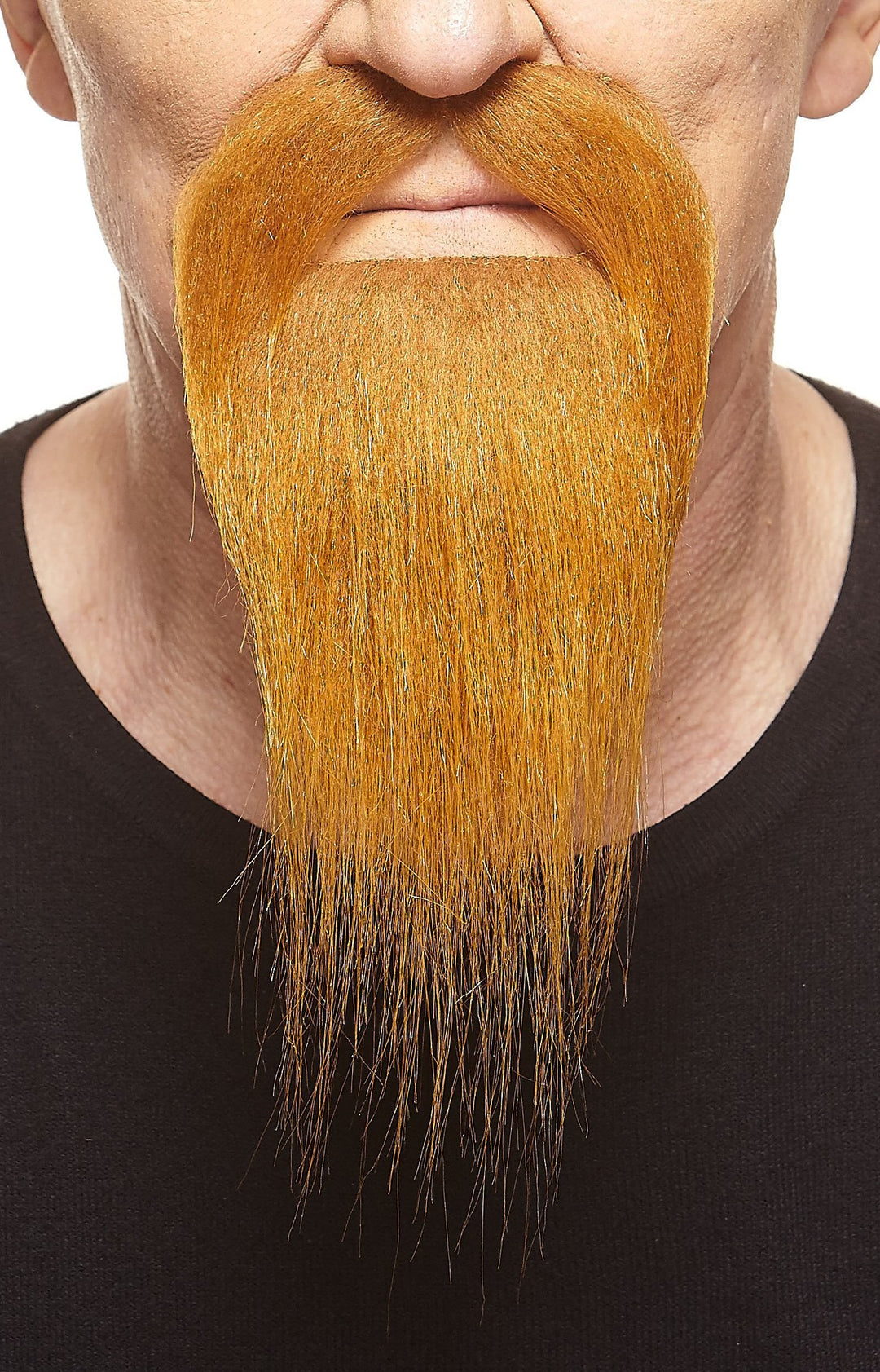 Mustaches Selbstklebender Ducktail Falscher Bart, Neuheit, Falsche Gesichtsbehaarung, Kostümzubehör