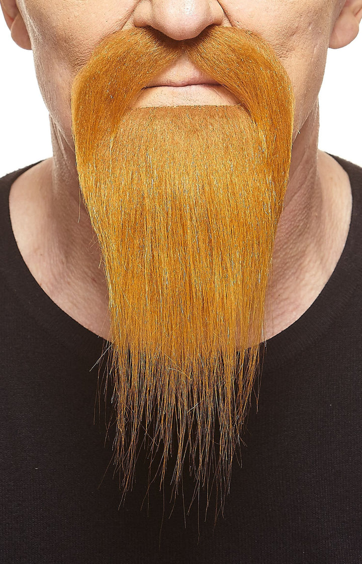 Mustaches Selbstklebender Ducktail Falscher Bart, Neuheit, Falsche Gesichtsbehaarung, Kostümzubehör
