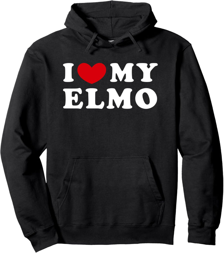 I Love My Elmo, Ich Liebe Meinen Elmo Pullover Hoodie