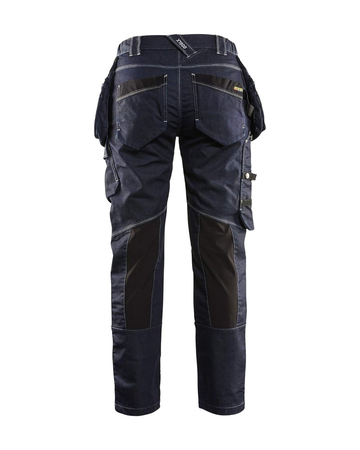 Blaklader 79901141 DAMEN-HANDWERKER-HOSE X1900 STRETCH, Marineblau/Schwarz, grootte D19 D19 8999, D1