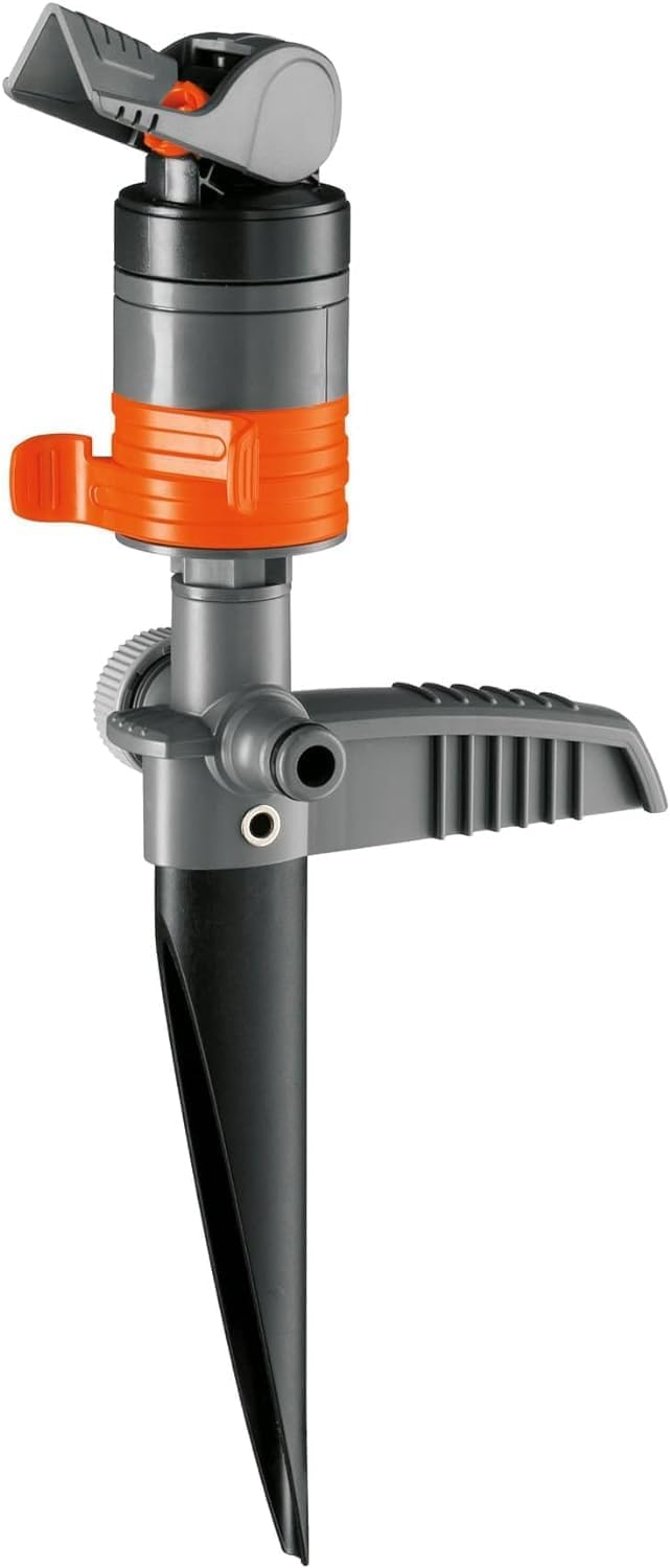 Gardena Comfort Turbinenregner (auf Spike): Rasensprenger zur Bewässerung von grossen Flächen bis 45