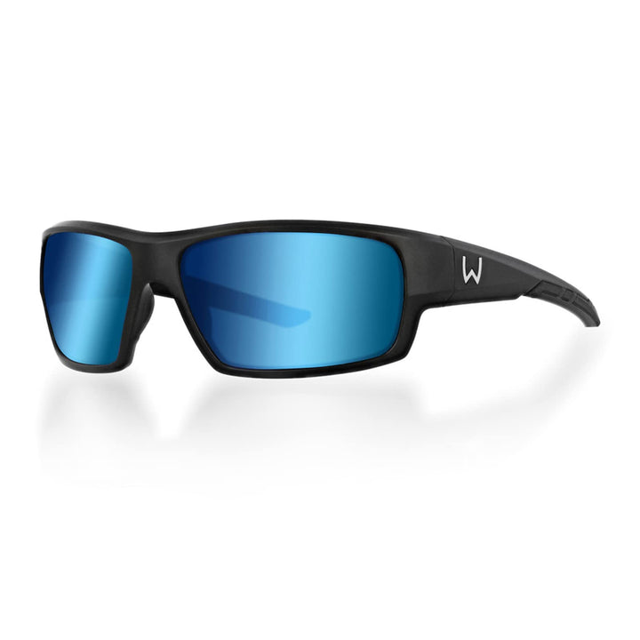 Westin W6 Sport 10 Matte Black LB Smoke LM Blue AR Blue - Polbrille, Brille, Sonnenbrille, Polarisat