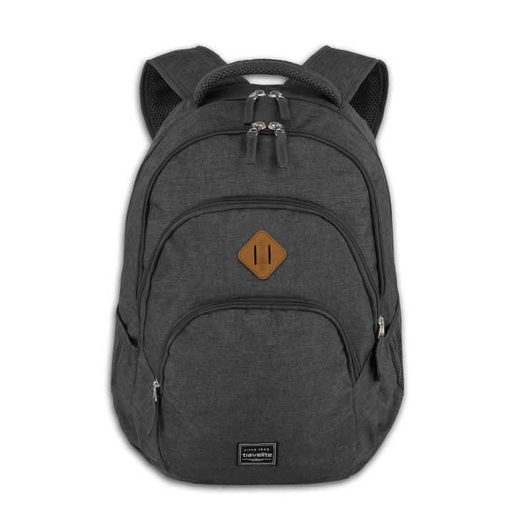 Travelite Rucksack Handgepäck mit Laptop Fach 15,6 Zoll, Gepäck Serie BASICS Daypack Melange: Modisc