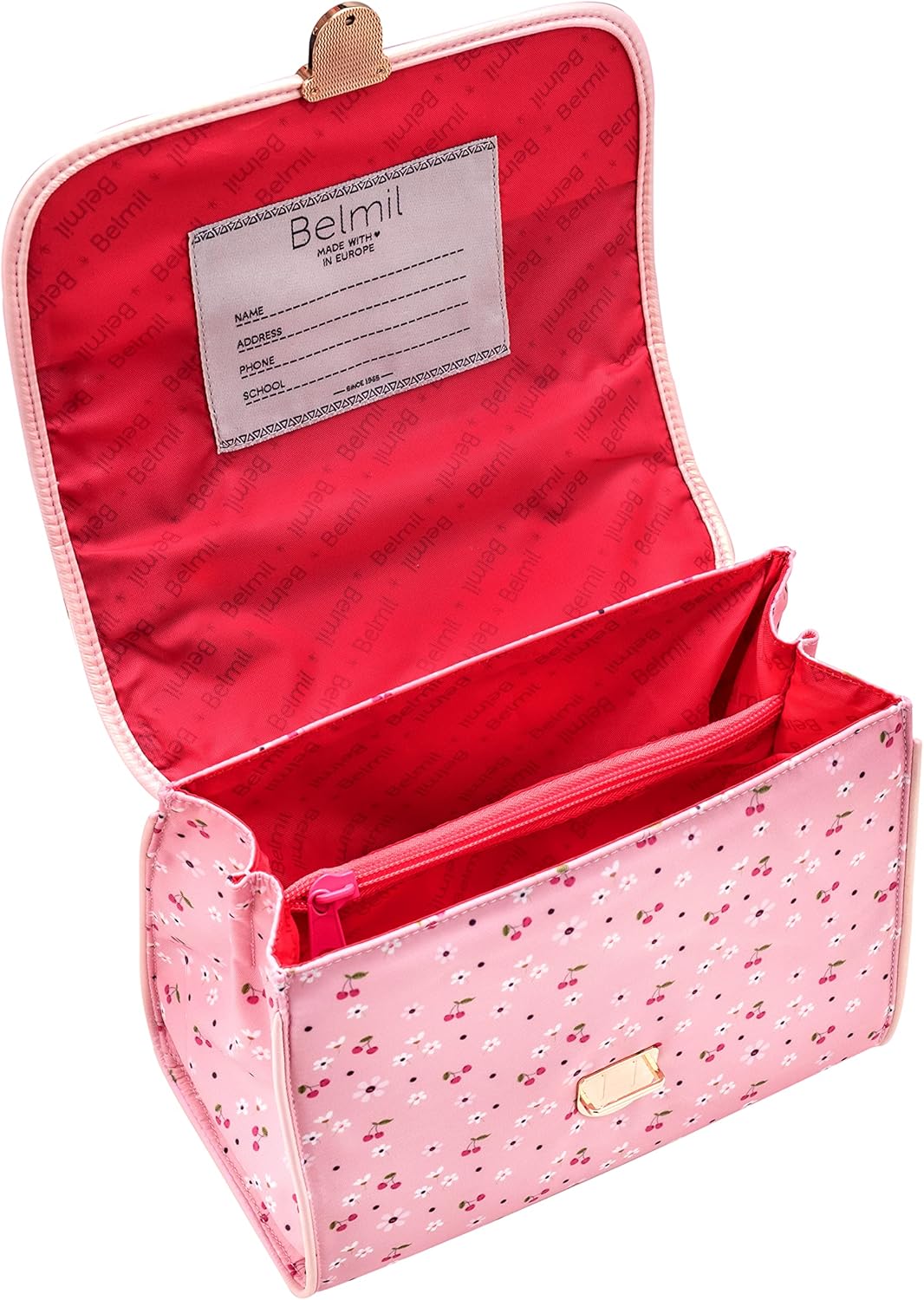 Belmil Premium Petite Kindergarten Schultertaschen Umhängetasche für Mädchen (305-51/P) Cherry Bloss