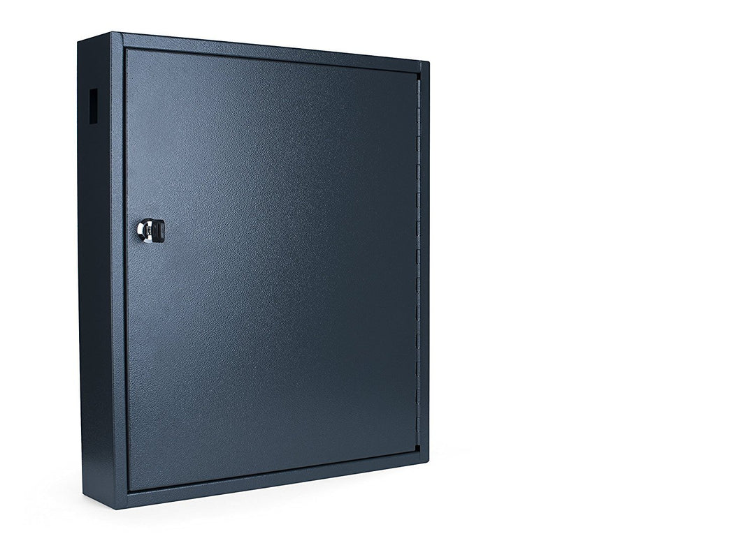 Pavo 8047208 Deluxe Schlüssel-Kasten/Schrank/Tresor, 80 Haken mit seitlichem Schlüsseleinwurf, dunke