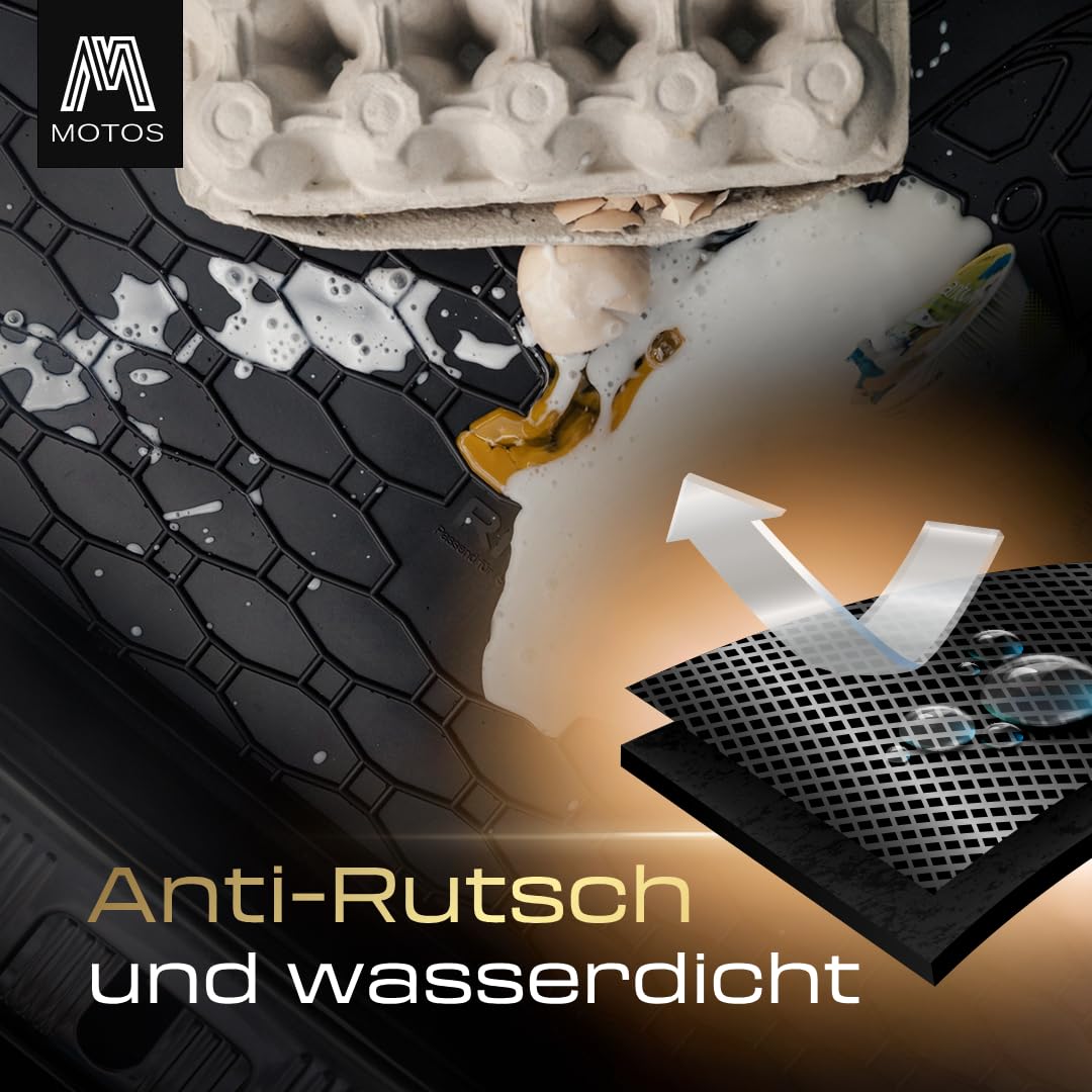 M MOTOS Kofferraum schutzmatte passt für VW Arteon ab 2017 Verbessern Sie Ihren Reisekomfort mit Ant