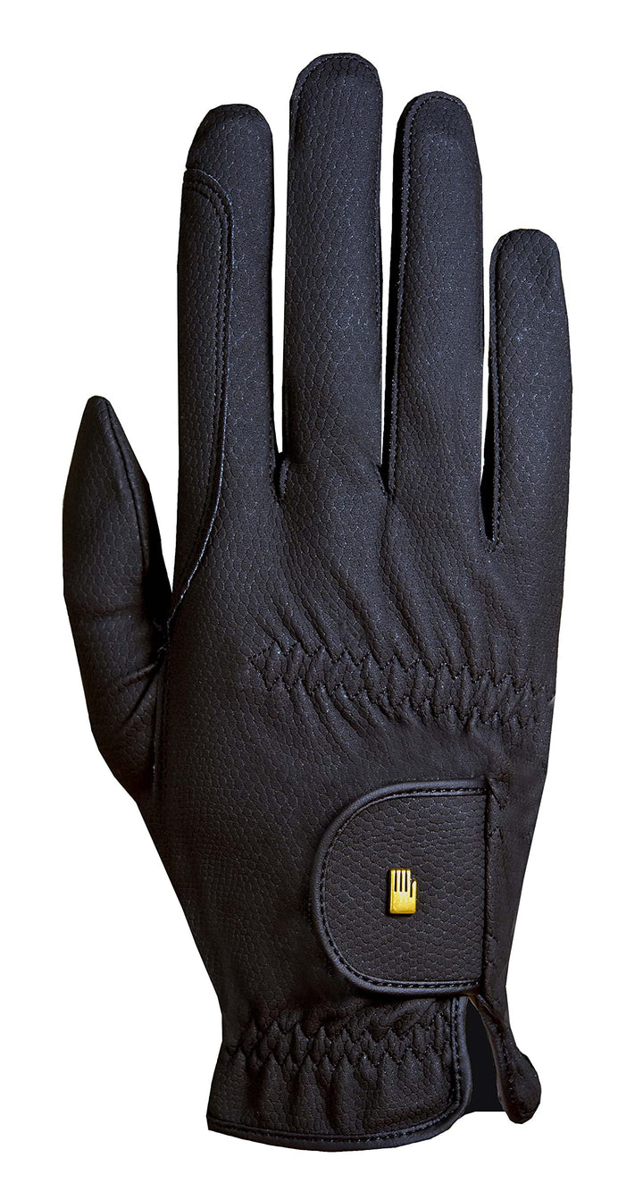 Roeckl Sports Reithandschuh ROECK-Grip, Turnier Sommer Handschuh, 7 Farben, Grösse 6-11 9 Schwarz, 9