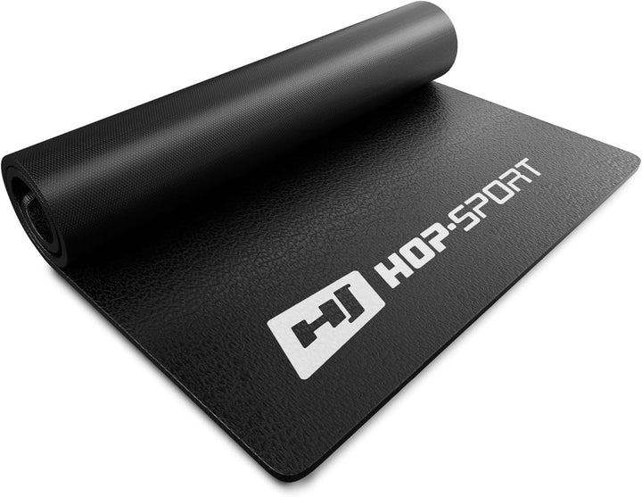 Hop-Sport Bodenschutzmatte aus PVC 0,6mm Dicke Unterleg und Schutzmatte für Fitness & Sportgeräte in