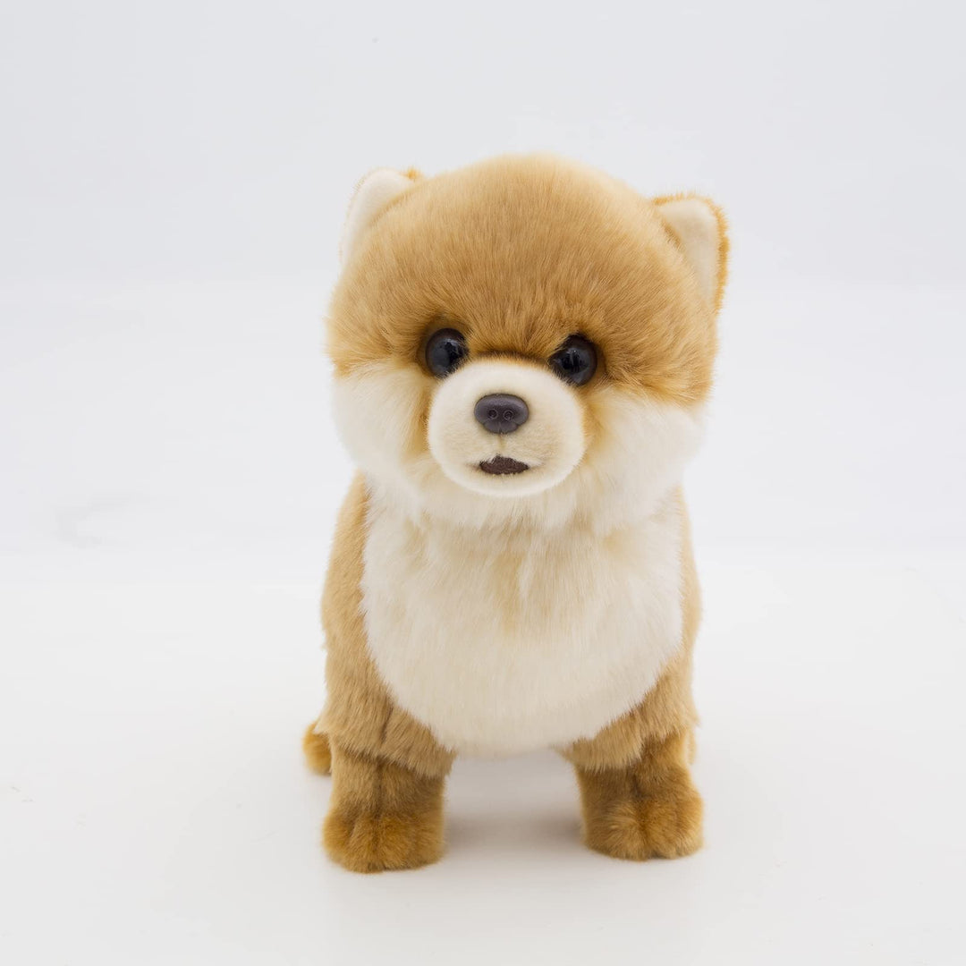 CU-MATE 30,5 cm Pommersche Simulation Plüschtier Hund – realistische Kuscheltiere Welpen Plüschtiere