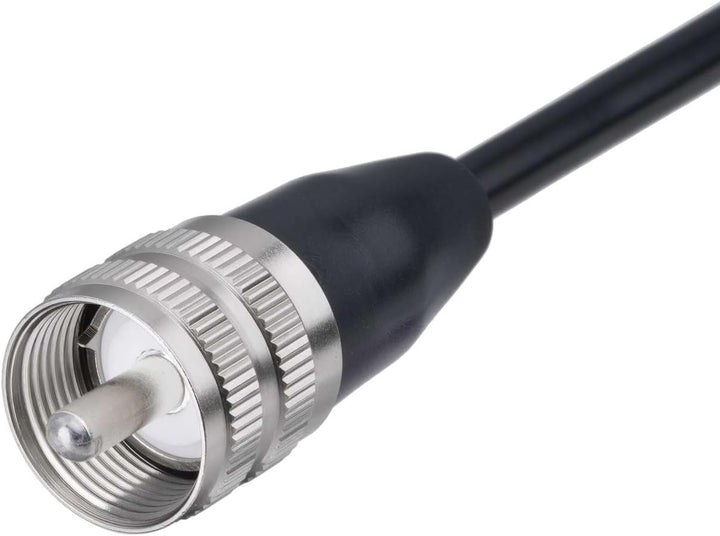 Superbat 26-28MHz Lastwagen CB Antenne | PL259 Stecker 3m RG58 Kabel | Magnet-Base | 2.5dBi, 50W | K