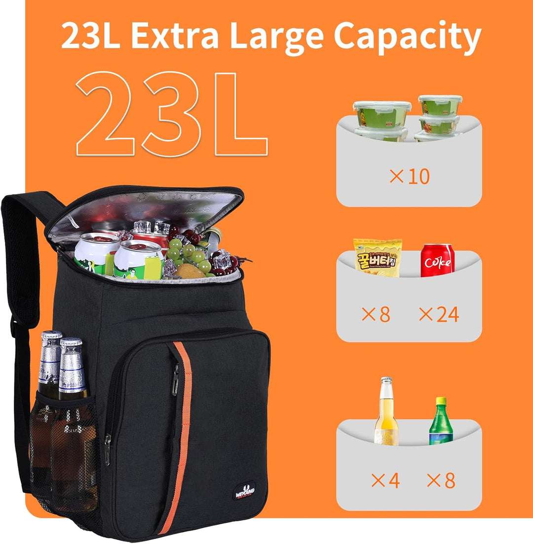 23L Kühlrucksack - Gross Kühltasche Picknickrucksack Wasserdichter Rucksack Ultraleicht Rucksäcke Mä