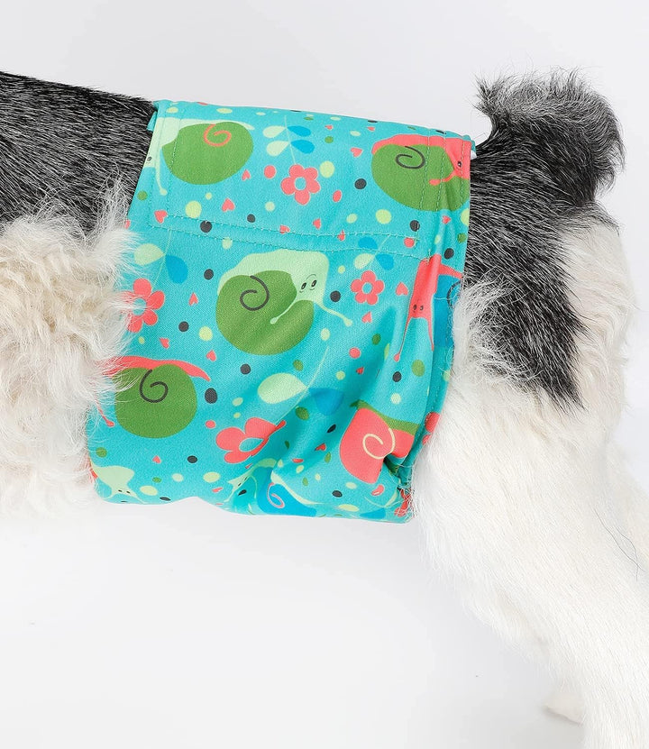 MICOOYO Wiederverwendbare Hundewindeln für Männer, 3er-Pack, waschbare Bauchbänder für Hunde, super