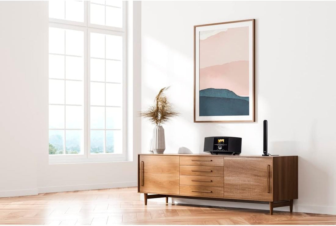 Hama DAB Zimmerantenne für Radio (DABplus, UKW, Digitale Innenantenne mit Verstärker, Aktive Stabant