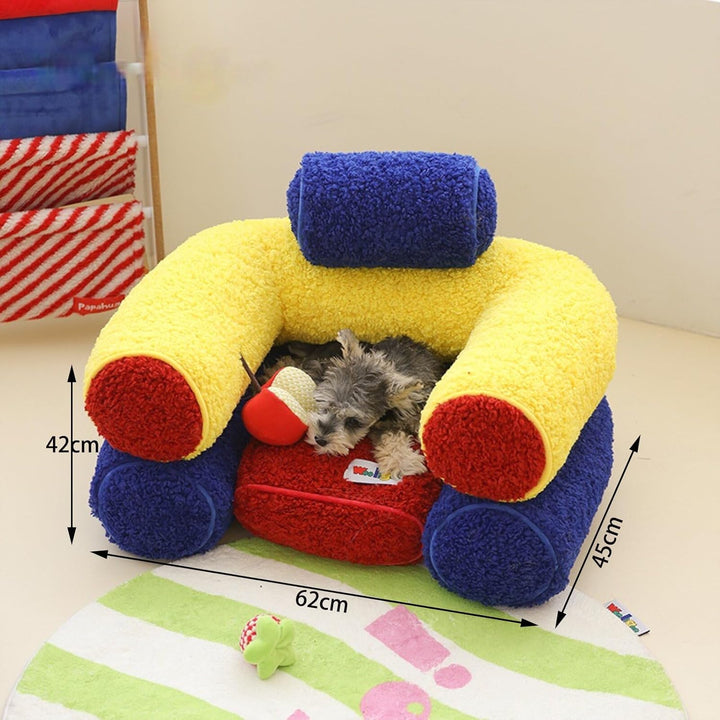 Katzensofa Bett Katzen Couch 62x45 cm, Cat Sofa Grosse für Alle Katzen, Katzenschlafplatz | Katzenki