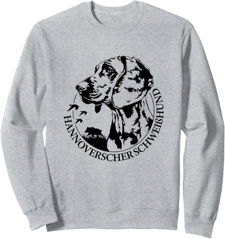Hannoverscher Schweisshund Portrait Jagdhunde Hundeportrait Sweatshirt